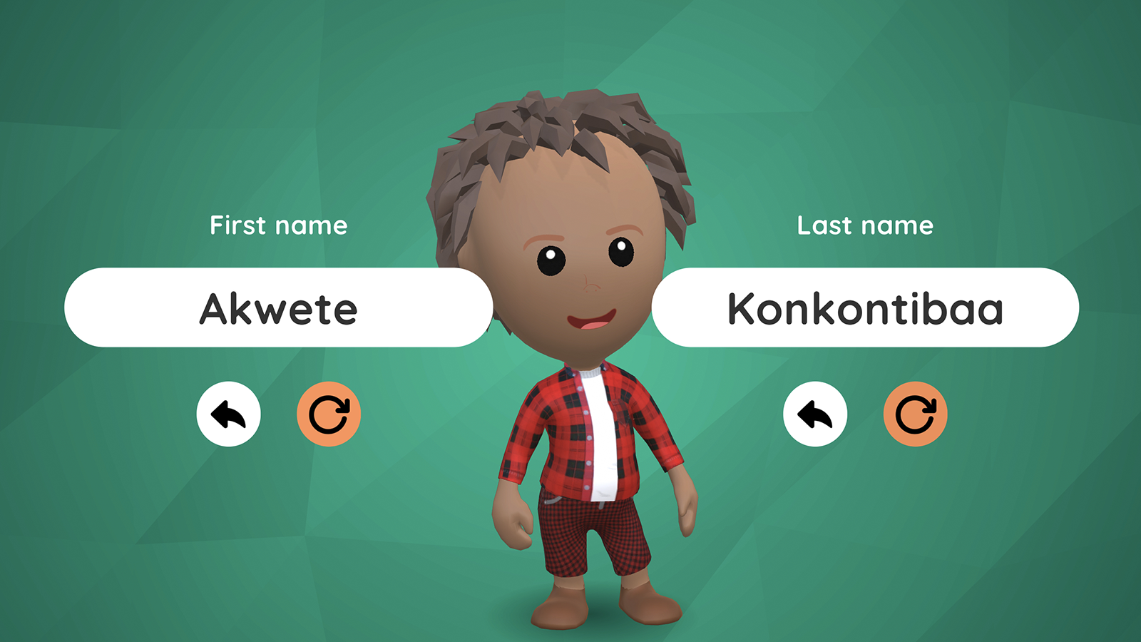 Localized avatar names